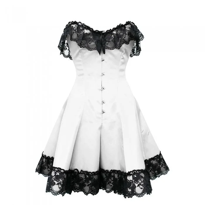 Satin corsets with a shiny and elegant finishPaulina Custom Made Corset Dress