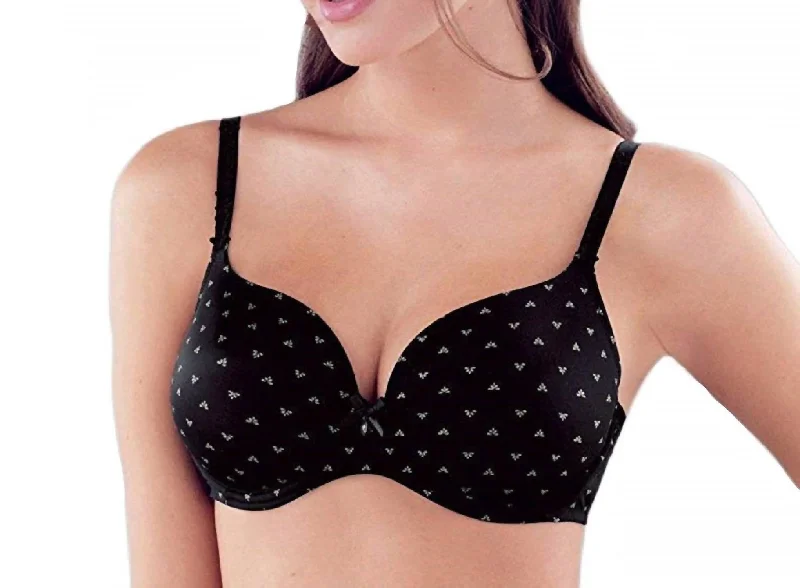 Women's Tummy Control LingerieWomen's Padded Underwired Bra In Black