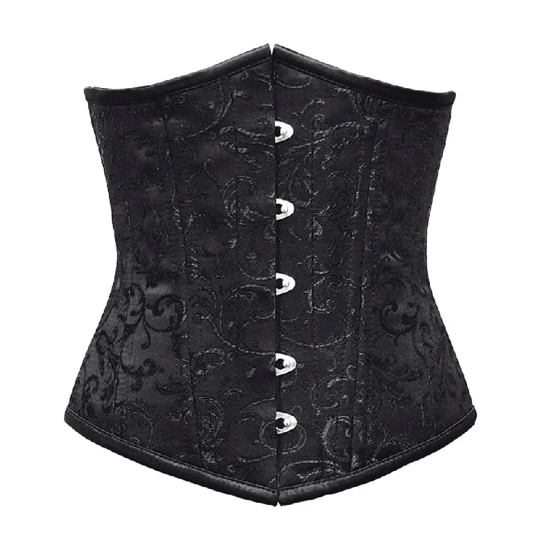 Denim - look corsets for a casual yet stylish twistRica Brocade Waist Training Corset Denim - look corsets for a casual yet stylish twistRica Brocade Waist Training Corset