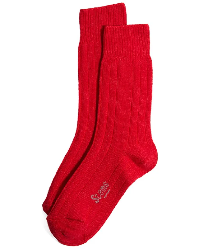 Luxury Lingerie for Special OccasionsSTEMS Lux Cashmere & Wool-Blend Crew Sock