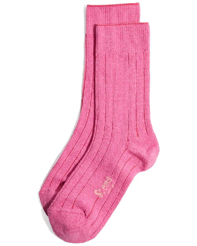 Women's Sports Lingerie for Active WearSTEMS Lux Cashmere & Wool-Blend Crew Sock Gift Box