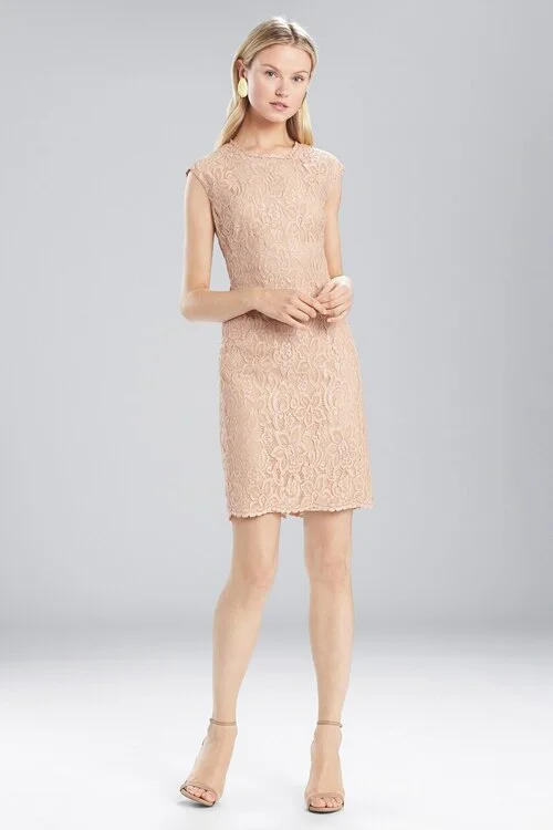 Pink sexy dresses for a sweet and feminine lookLacquer Lace Sleeveless Dress