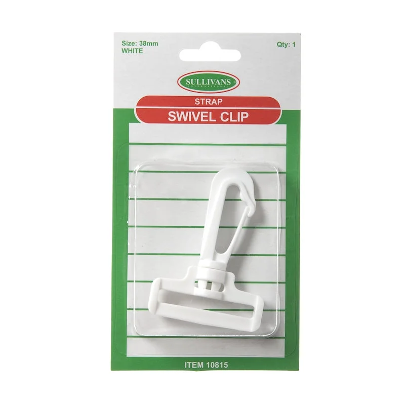 Summer Lingerie for WomenSullivans Strap Swivel Clip, White- 38mm