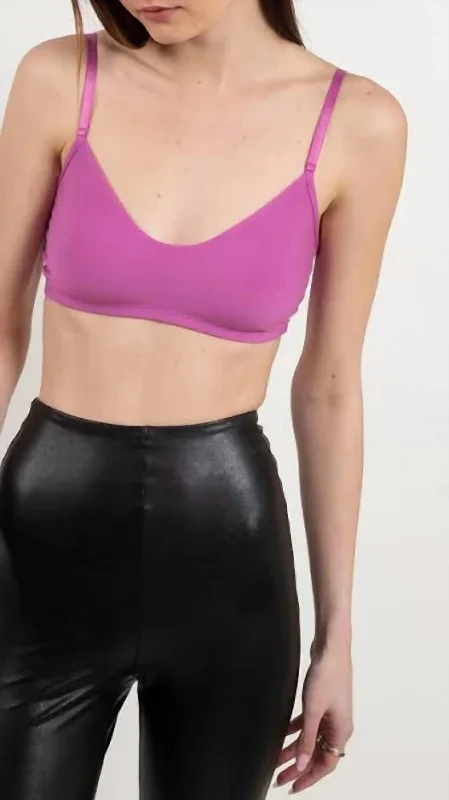 Nude Color Lingerie for WomenButter Bralette In Orchid