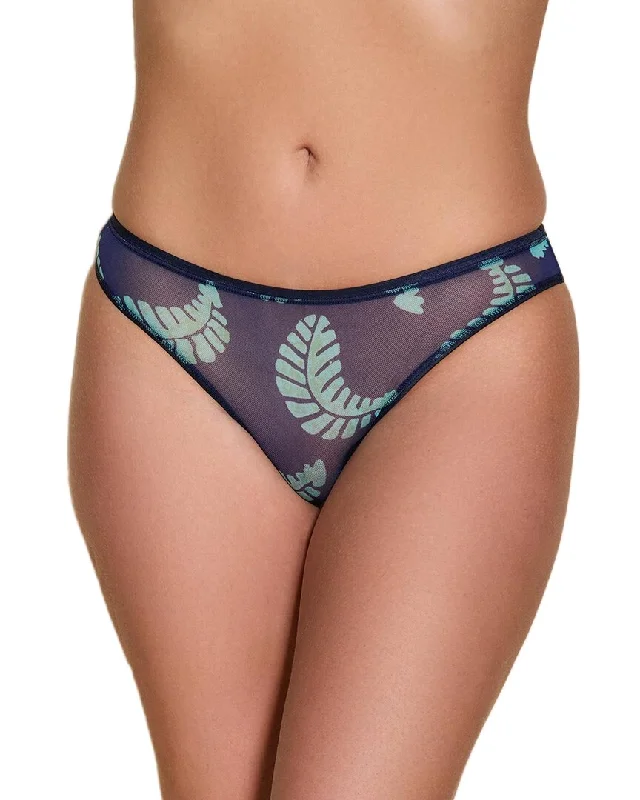 Breathable Bamboo Lingerie for WomenCosabella Soiree Confidence Print Brazilian Minikini