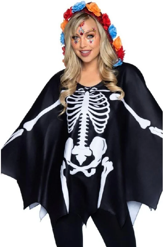 Women's Fantasy Cosplay NightwearDay of the Dead Poncho Costume