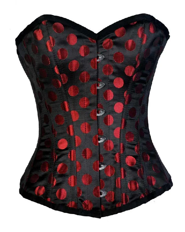 Polka - dot bustiers for a fun and retro appearanceHannah Custom Made Corset