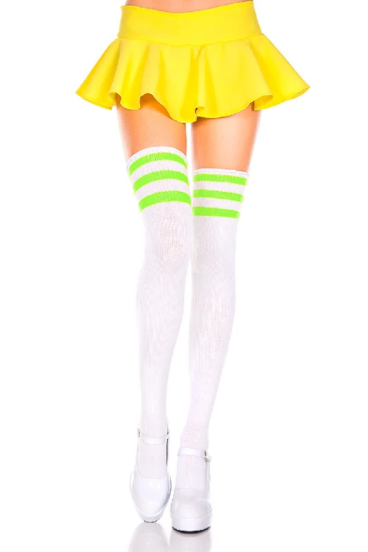 White/Neon Green