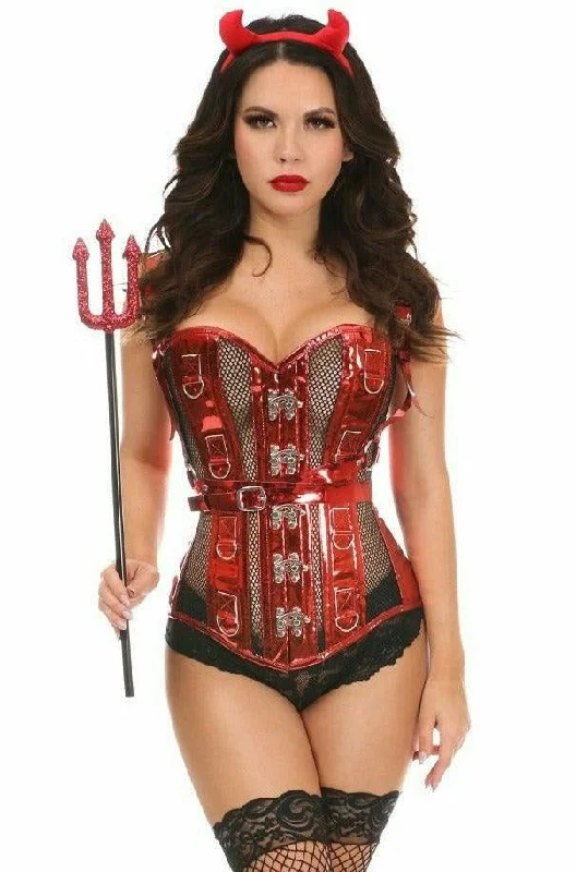 Cosplay Lingerie for WomenTop Drawer 4 PC Sexy Devil Corset Costume