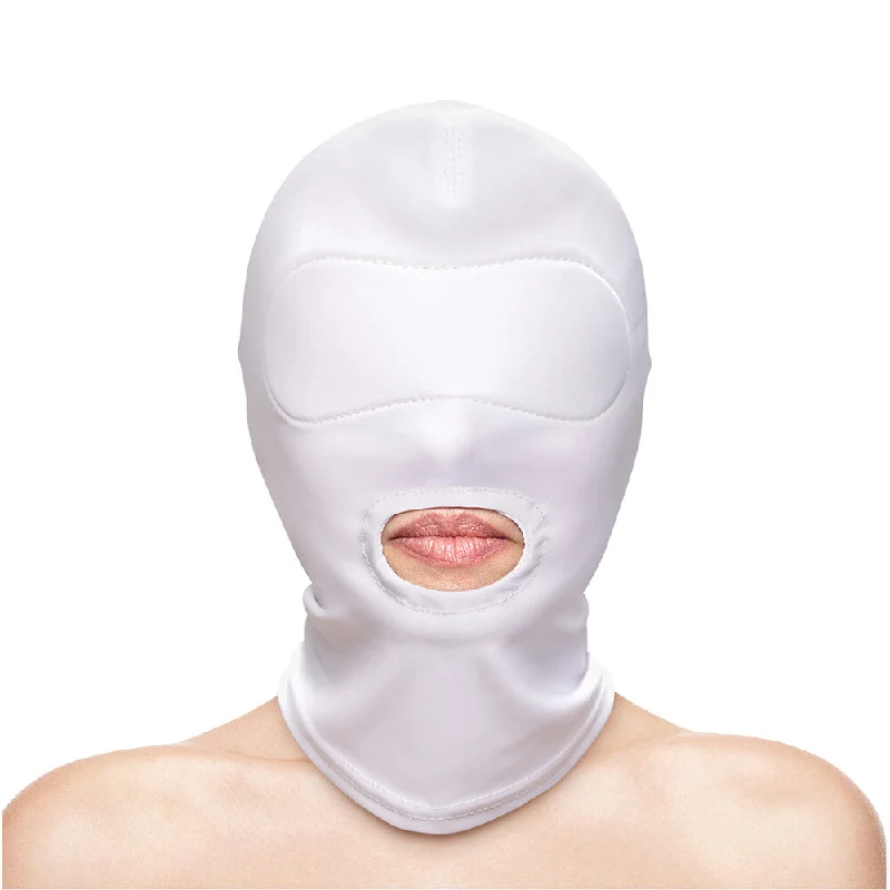 Affordable Lingerie for Women Fetish and Fashion Mouth Hood White