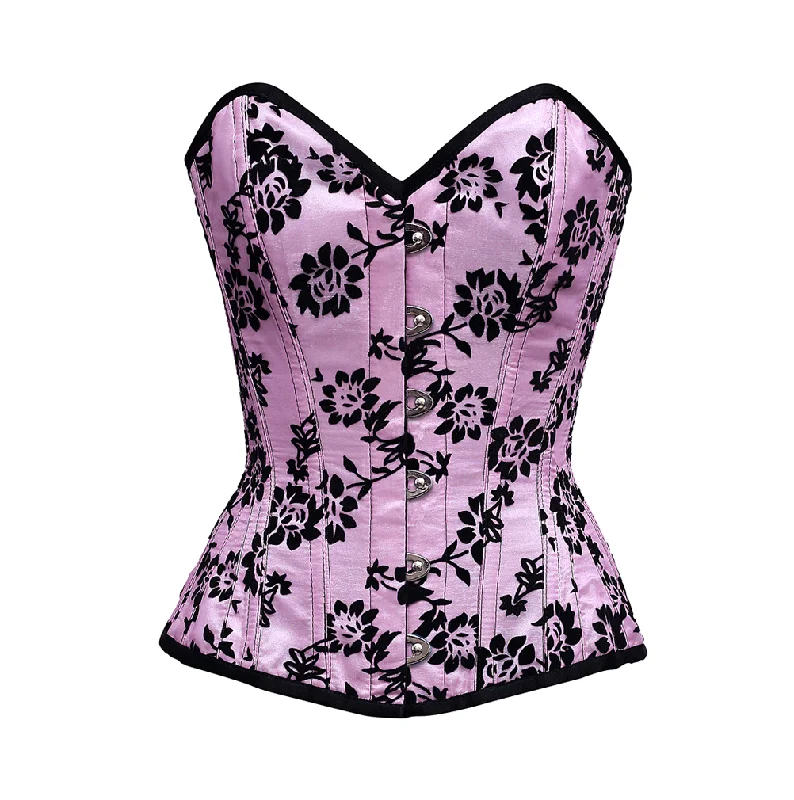 Hypoallergenic bustiers for sensitive skinArnot Overbust Corset In Tissue Flocking