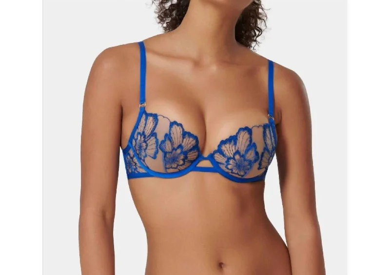 Women's Sports Lingerie for Active WearCatalina Demi Cup Bra In Blue