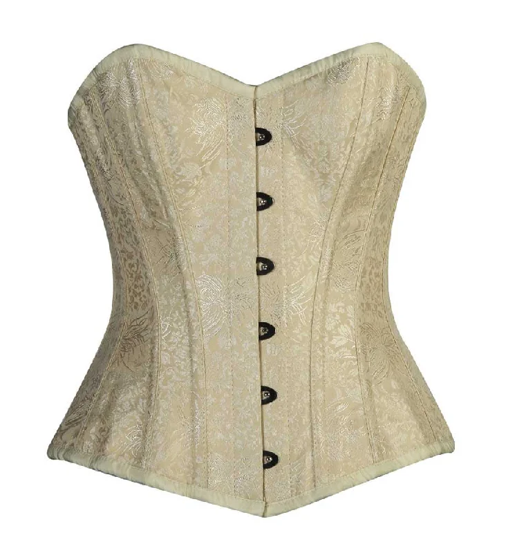 Supportive bustiers for large - busted womenELEGANT IVORY BRO-400