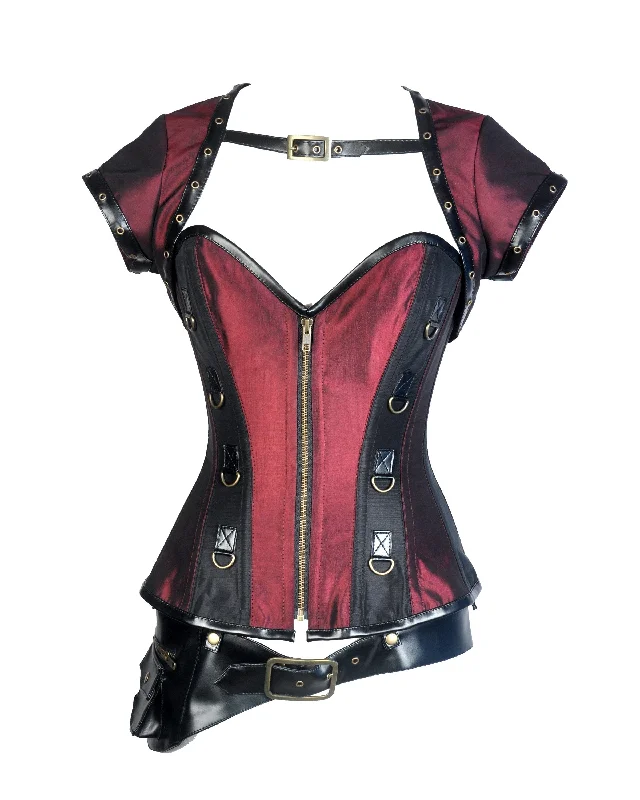 Denim - look corsets for a casual yet stylish twistFoden Steampunk Corset With Jacket Denim - look corsets for a casual yet stylish twistFoden Steampunk Corset With Jacket