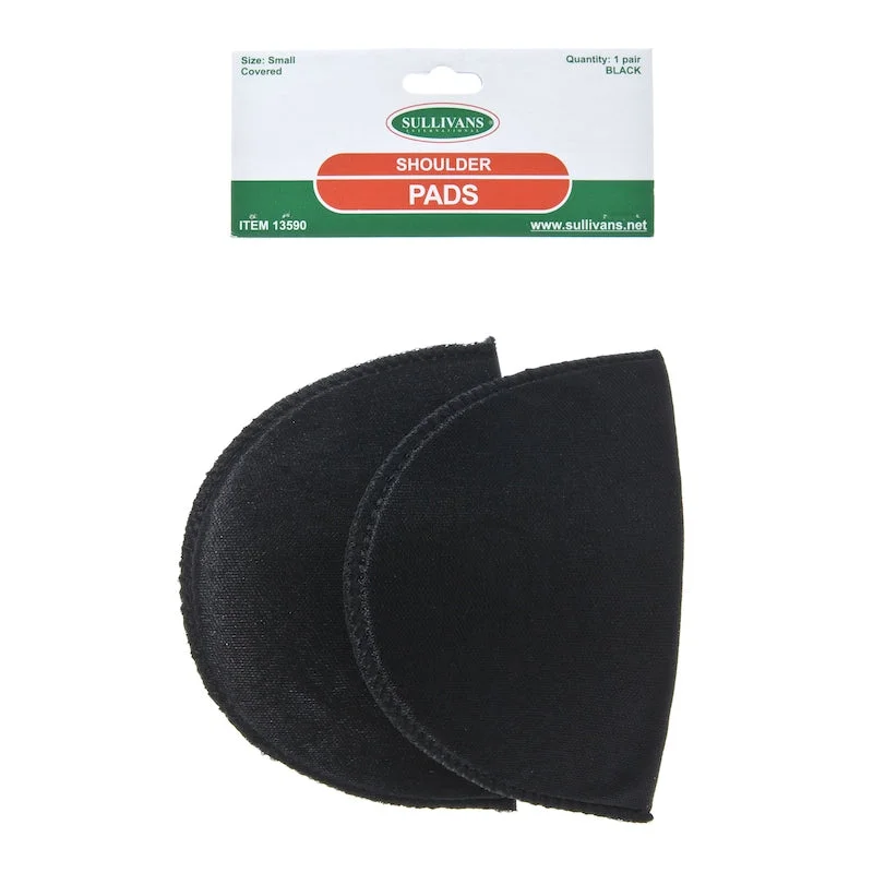 Women's Lace Push-Up BrasSullivans Shoulder Pads, Covered Size Small- Black