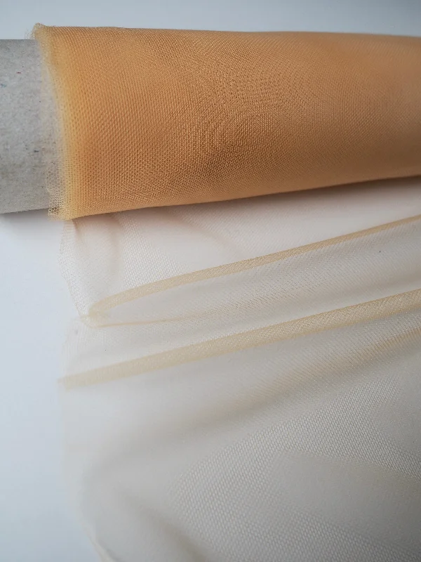 Women's Lingerie with Matching RobesApricot Stretch Tulle