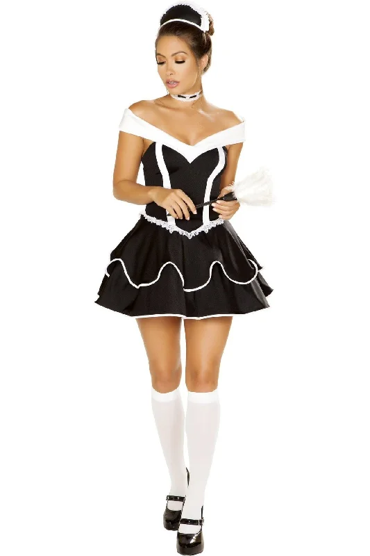 Cute Maid Cosplay Lingerie for WomenRoma Sexy Chamber Maid Costume