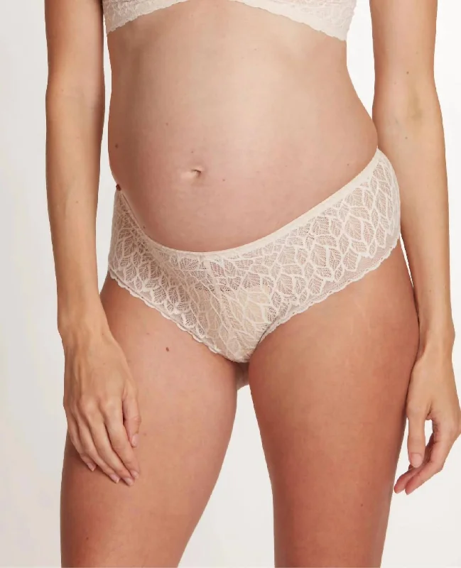 Comfortable Cotton Lingerie for WomenBliss Maternity Shorty In Blush