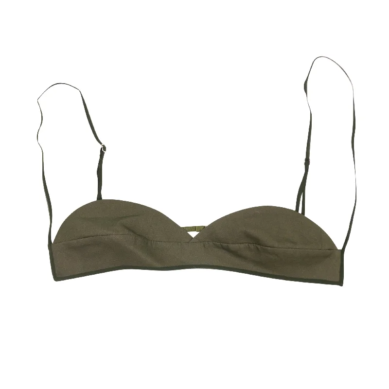 Women's Lingerie with Soft Cup BrasNensi Dojaka Green Silk Blend Bra - Green