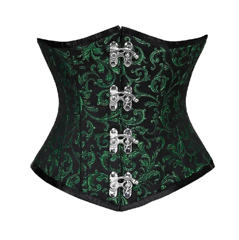 Gothic - inspired bustiers featuring dark colors and studsElectra Custom Made Corset