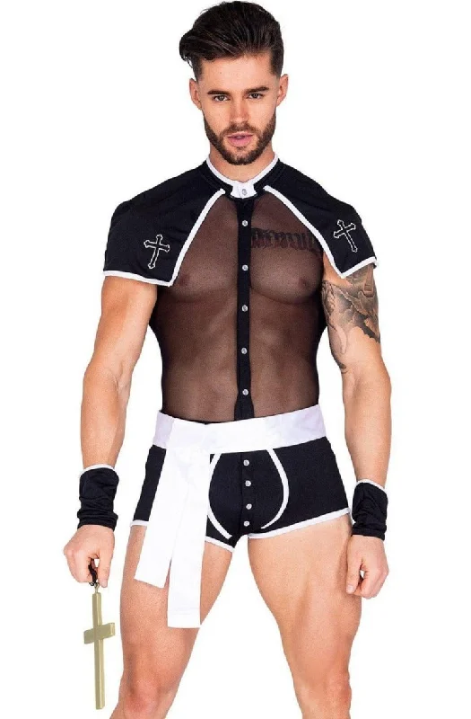 Women's Cosplay Lingerie with Accessories3 Piece Sinful Confession Costume