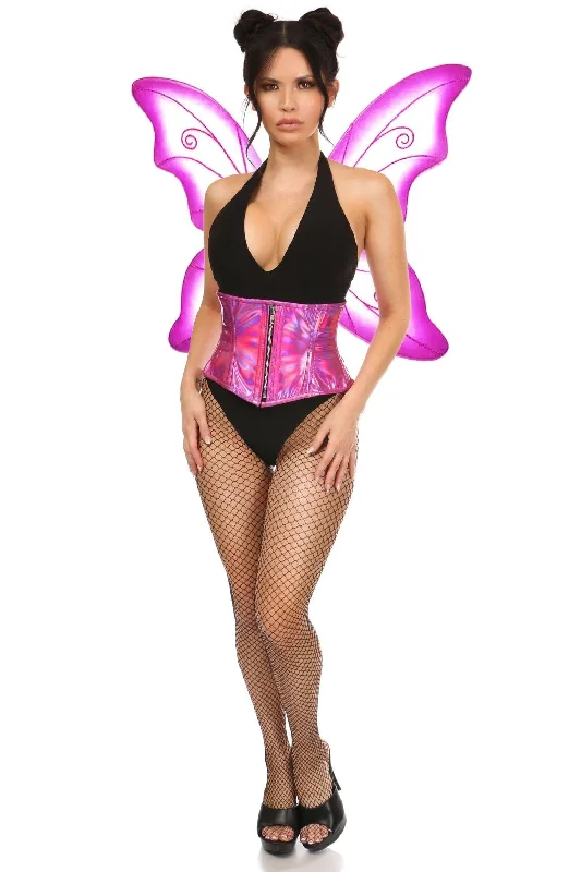 Women's Historical Cosplay Lingerie SetTop Drawer 2 PC Fuchsia Pixie Fairy Corset Costume Women's Historical Cosplay Lingerie SetTop Drawer 2 PC Fuchsia Pixie Fairy Corset Costume