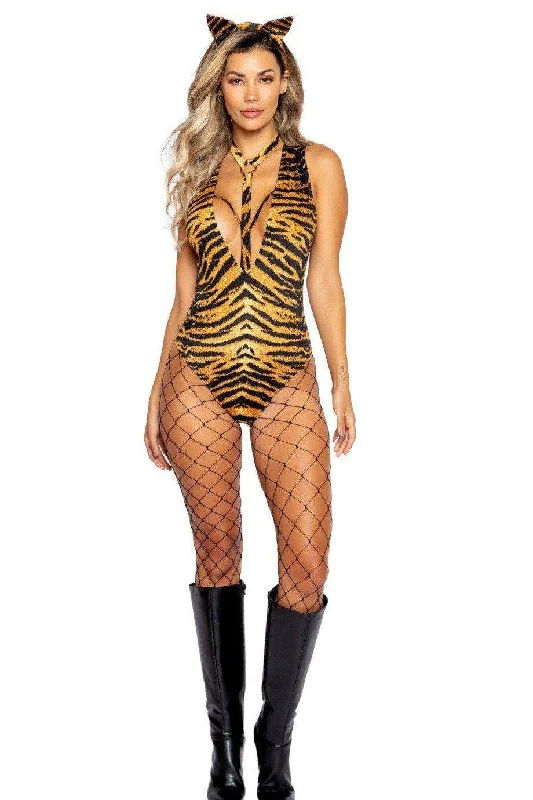 Gothic Cosplay Lingerie Set for Women2 Piece Innocent Tiger Costume