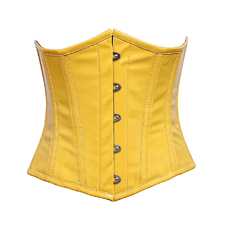 Modern - design corsets with a minimalist aestheticCosta PVC Steel Boned Underbust Corset Modern - design corsets with a minimalist aestheticCosta PVC Steel Boned Underbust Corset