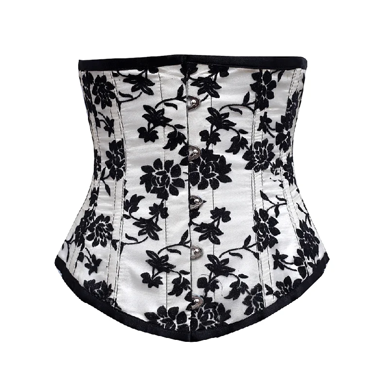 Denim - look corsets for a casual yet stylish twistMiedema Underbust Corset In Tissue Flocking Denim - look corsets for a casual yet stylish twistMiedema Underbust Corset In Tissue Flocking