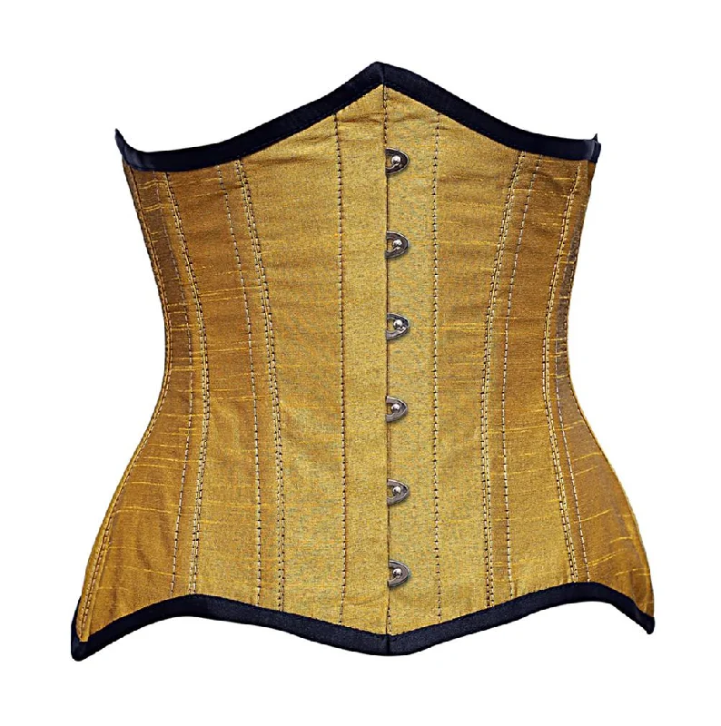 Retro - 1950s corsets with a cinched waistStrac Steel Boned Dupion Underbust Curvy Corset Retro - 1950s corsets with a cinched waistStrac Steel Boned Dupion Underbust Curvy Corset