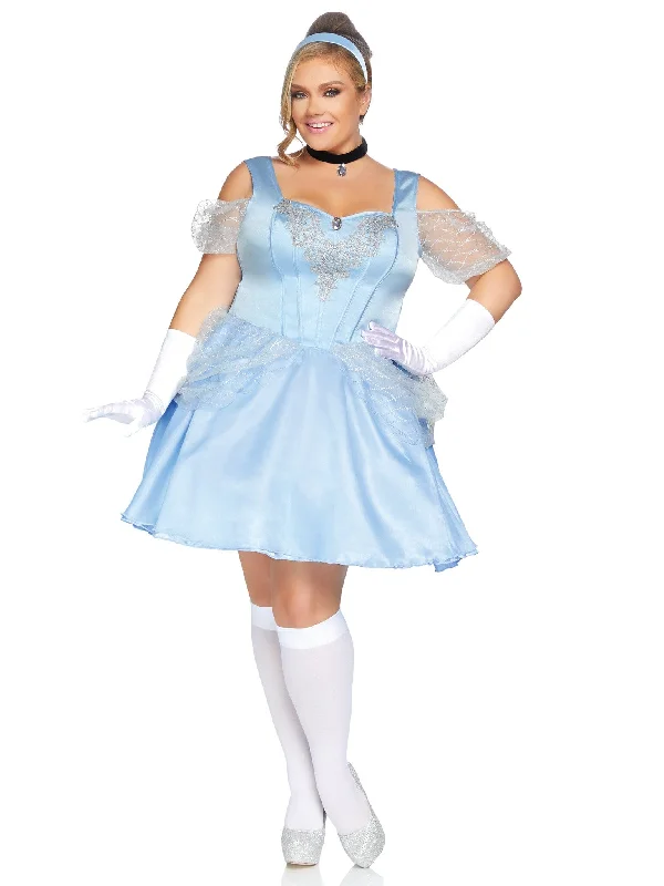 Superhero Themed Cosplay Lingerie for WomenPlus Size Glass Slipper Sweetie Costume