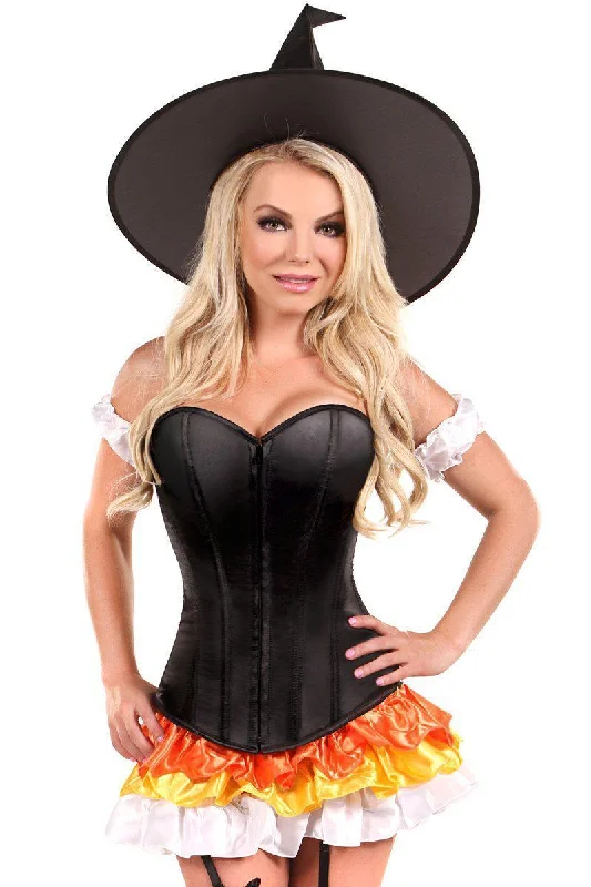 Women's Fantasy Lingerie for Cosplay EventsLavish 4 PC Witch Corset Costume