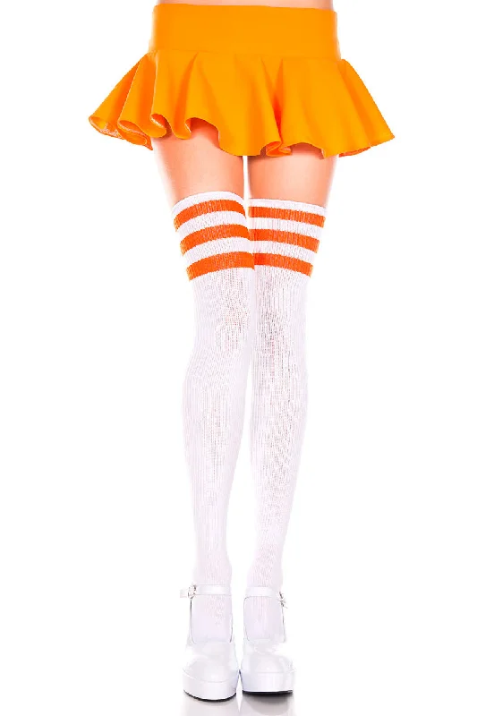 White/Neon Orange
