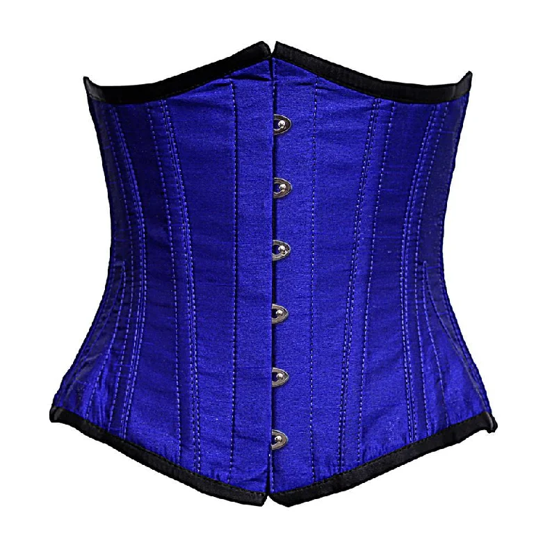 Pastel - colored corsets for a soft and feminine appealTimo Blue dupion Underbust Corset Pastel - colored corsets for a soft and feminine appealTimo Blue dupion Underbust Corset