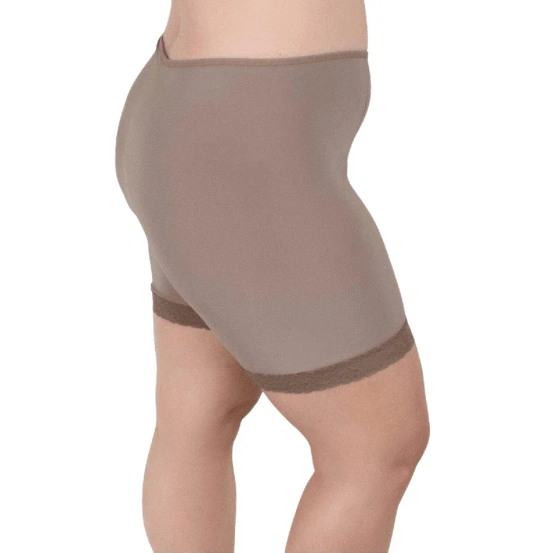 Women's Lingerie with Removable PadsFusion Moisture Wicking Anti Chafing Shortlette Slipshort 7" | Toast Women's Lingerie with Removable PadsFusion Moisture Wicking Anti Chafing Shortlette Slipshort 7" | Toast
