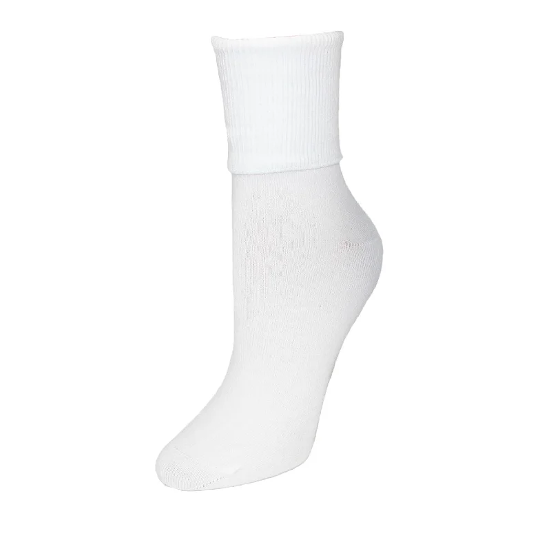 Women's Lingerie with Thigh-High StockingsWomen's Plus Size Cotton Turn Cuff Sock