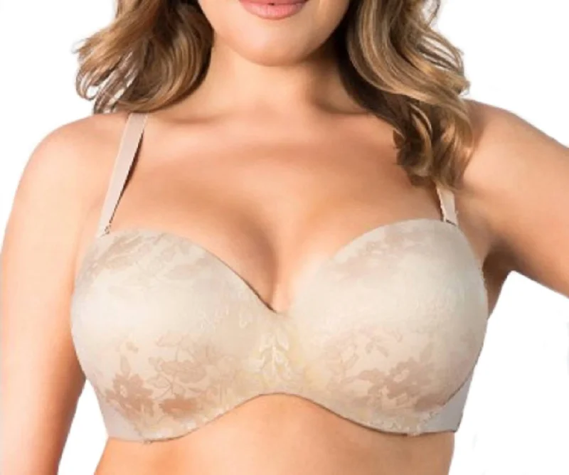 Women's Lingerie for AnniversariesStrapless Sensation Multi-Way Push-Up Bra In Bombshell Nude