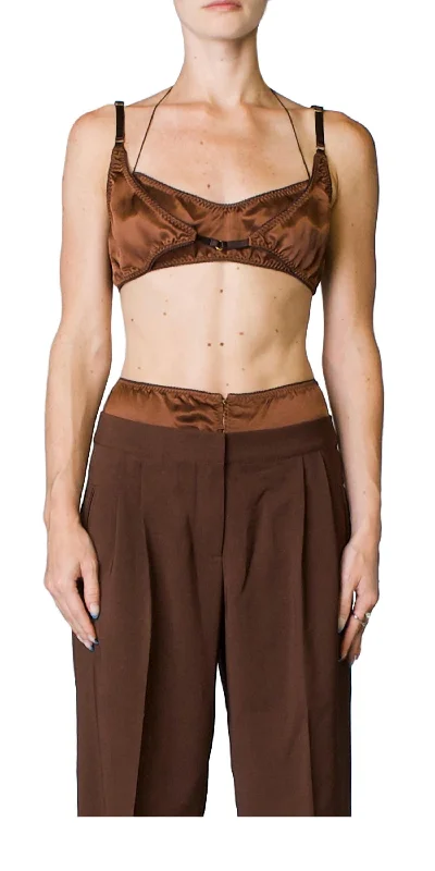 Minimalist Lingerie Styles for WomenMarie Bra Top In Brown