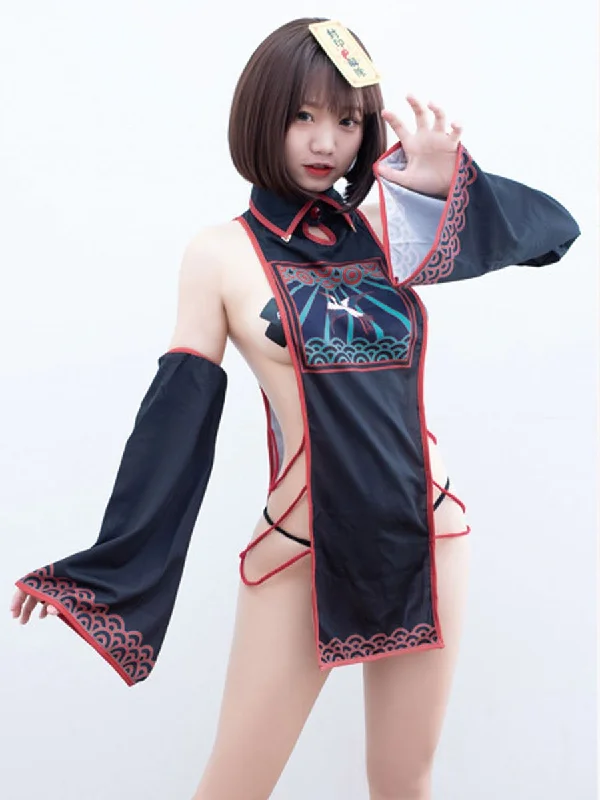 Women's Lace Push-Up BrasAnime Zombies Cosplay Lingerie