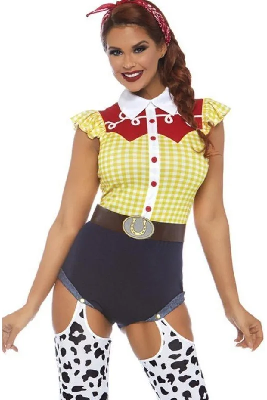 Women's Cosplay Inspired Babydoll LingerieGiddy Up Cowgirl Costume