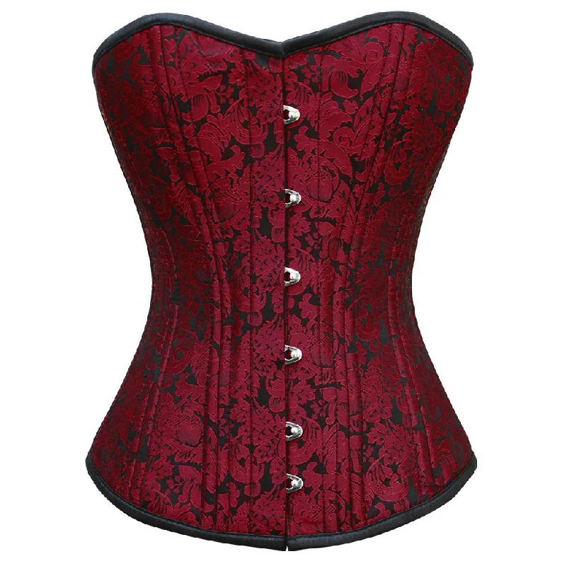 Removable - boning corsets for easy cleaningJanne Brocade Waist Training Corset