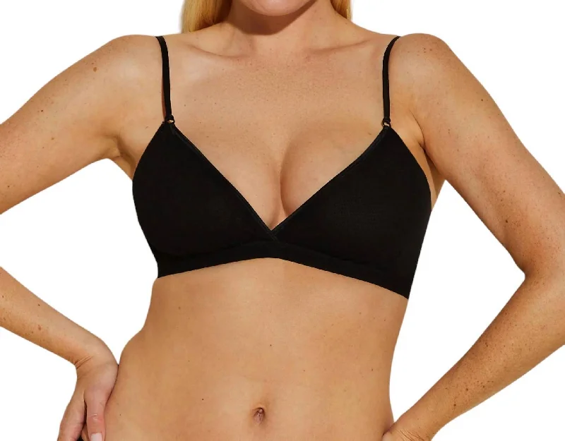 Women's Lingerie with Soft Cup BrasSoir Confidence Bralette In Black