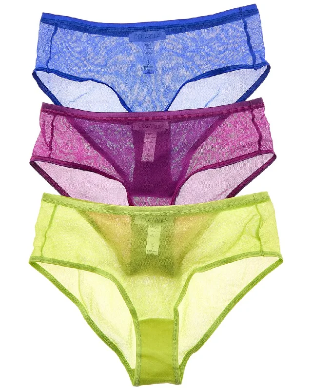 Minimalist Lingerie Styles for WomenCosabella 3pk Soire Confidence Boyleg