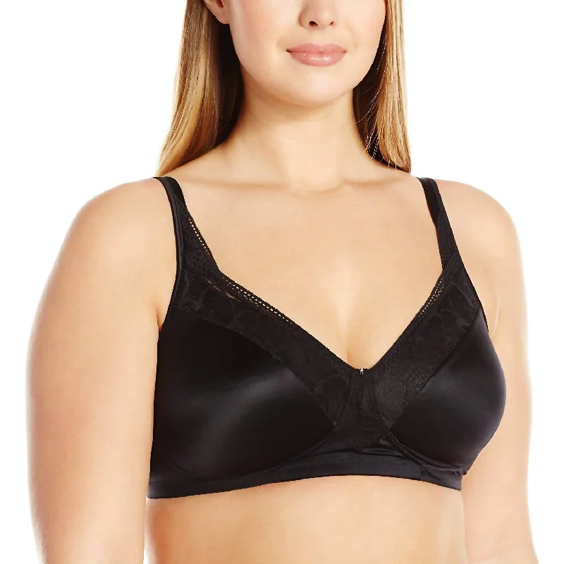 Eco-Friendly Organic Lingerie for WomenSecrets Feel Gorgeous Wirefree Bra In Black