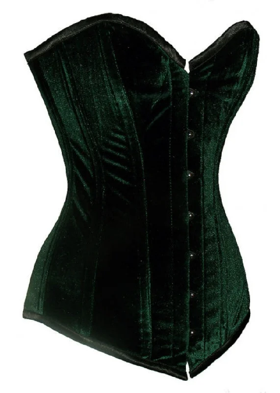 Vintage - style women's bustiers with lace and bowsAnnika Custom Made Corset