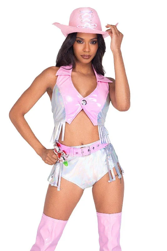 Sexy Nurse Cosplay Lingerie Outfit3 Piece Sexy Space Cowgirl Costume