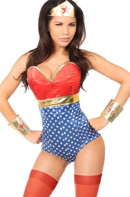 Sexy Nurse Cosplay Lingerie OutfitLavish 3 PC Sexy Superhero Costume