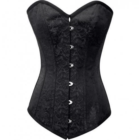 Gothic - inspired bustiers featuring dark colors and studsMariya Longline Overbust Corset Gothic - inspired bustiers featuring dark colors and studsMariya Longline Overbust Corset