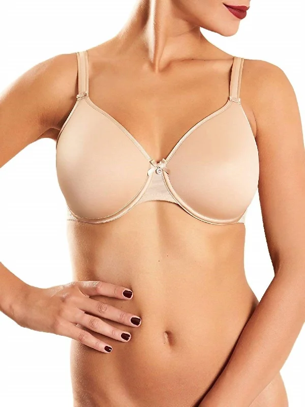 Elegant French Lace Lingerie for WomenC Magnifique Seamless Contour Spacer Minimizer Bra In Nude Elegant French Lace Lingerie for WomenC Magnifique Seamless Contour Spacer Minimizer Bra In Nude