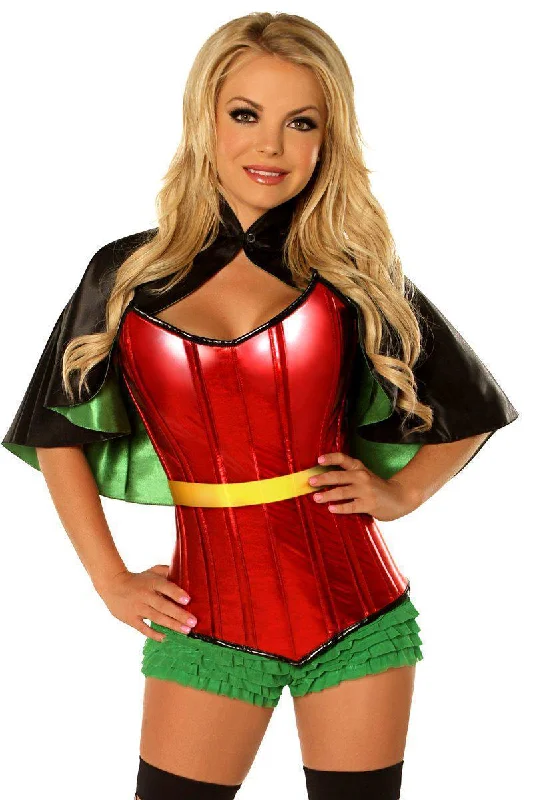Women's Fantasy Lingerie for Cosplay EventsTop Drawer Plus Size Superhero Sidekick Corset Costume